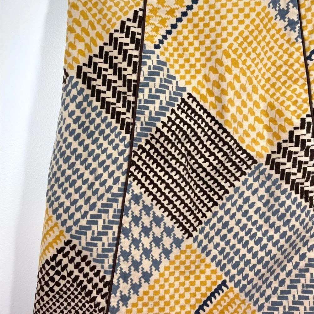 Maeve Skirt Women’s Size 4 Patchwork Houndstooth‎ Velvet Mini Skirt